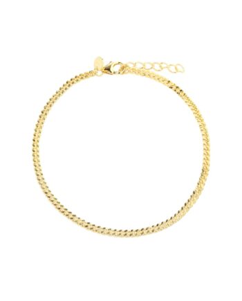 Panzer Anklet Gold