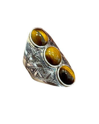 Ring Sølv Tigerøje Maroc