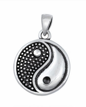 Yin Yang Vedhæng 5mm Kæde