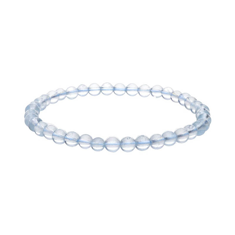 Armbånd Akvamarin 4mm