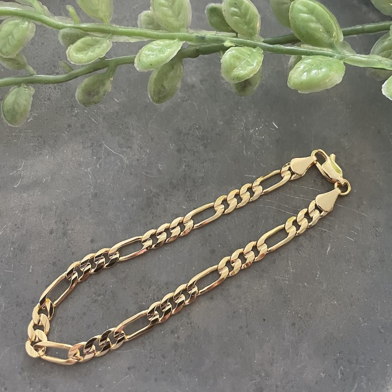 Armbånd Friihof Siig Guldbelagt Gold Chain Bracelet