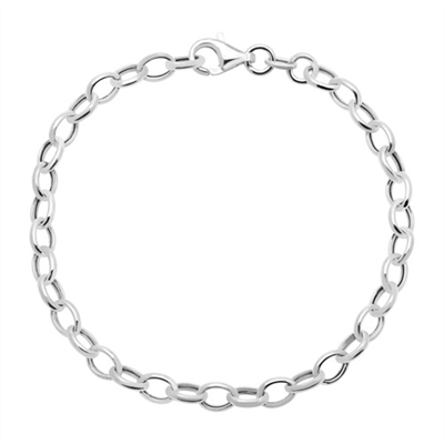 Armbånd Sølv Med Runde Led