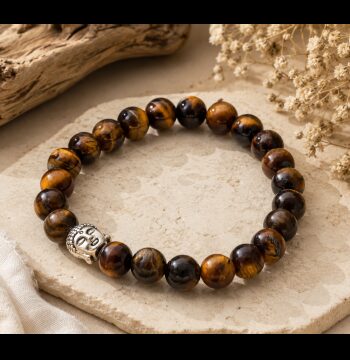 Armbånd Tigerøje Buddha Krystal Armbånd Godkarmashop