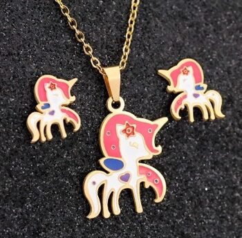 Børnesmykkesæt Unicorn Smykkesæt Rarity