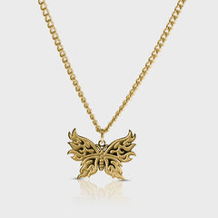 Butterfly Halskæde 18k Guldbelagt