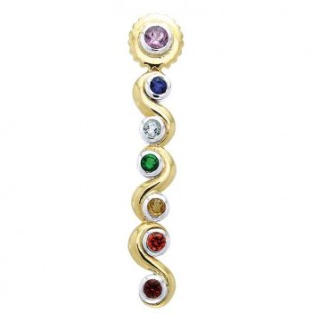 Chakras Forgyldt Spirituelle Smykker Godkarmashop