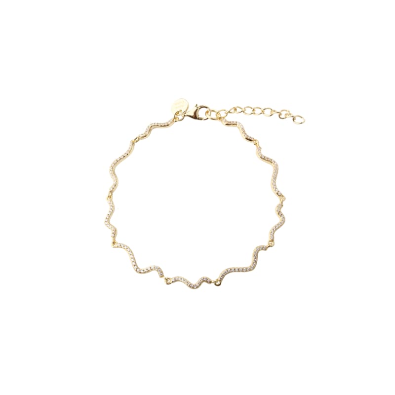 Curva Bracelet  Golden