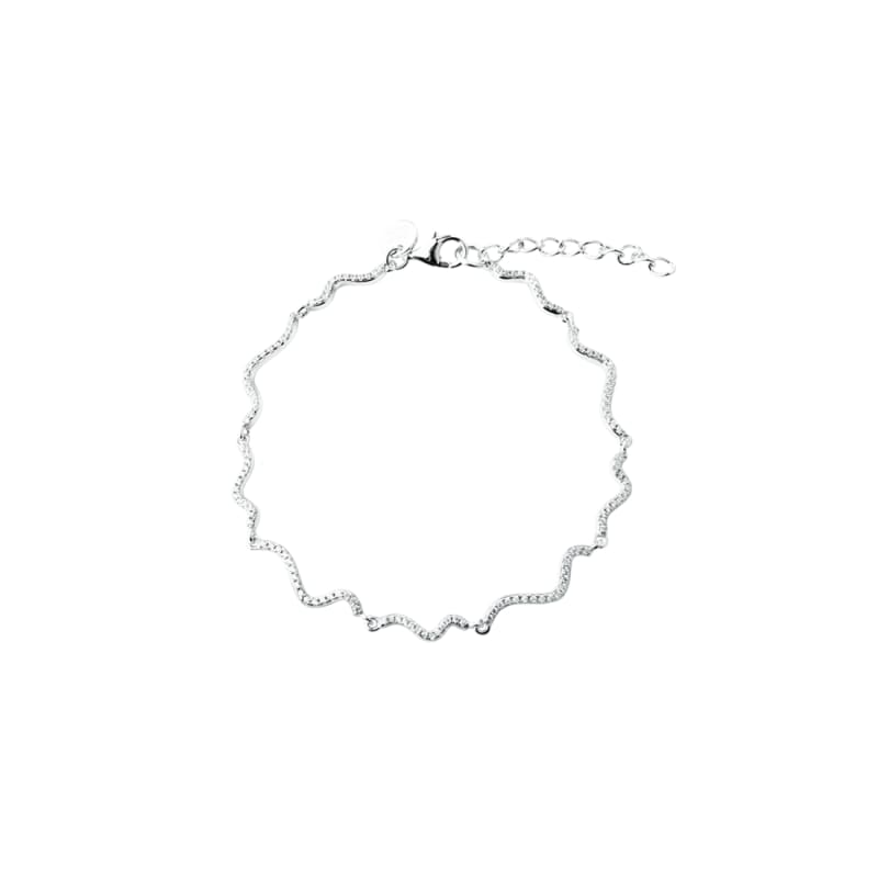 Curva Bracelet  Silver