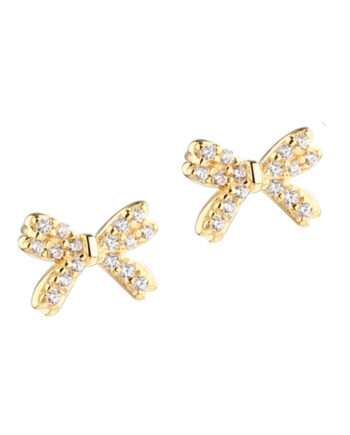 Darling Bow Earstud  Golden