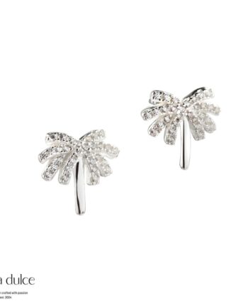 Darling Palm Earstud  Silver