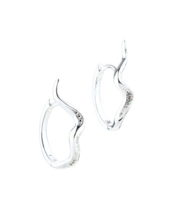 Darling River Hoop Big  Silver