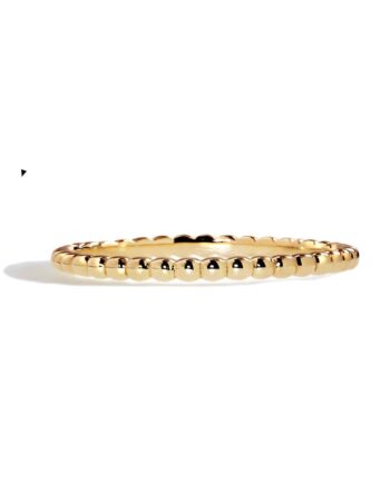 Equestrian Dot Ring Forgyldt