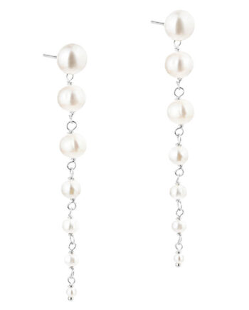 Ghita Long Earring  Silver