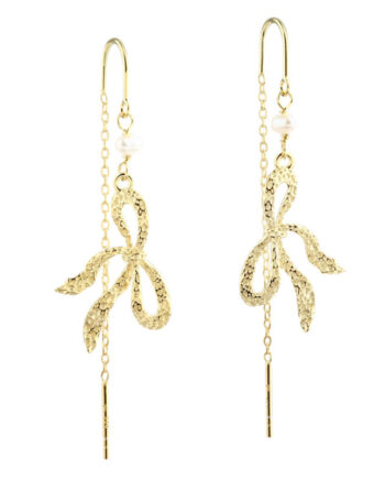Hanging Bow Earthread  Golden