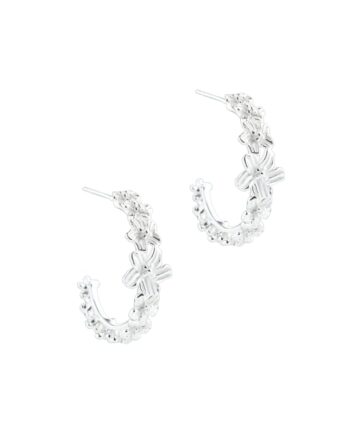 Jasmin Big Hoop  Silver
