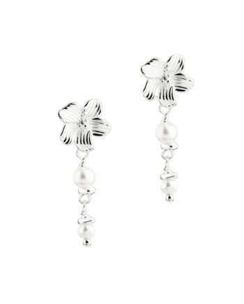 Jasmin Pearl Earstud  Silver