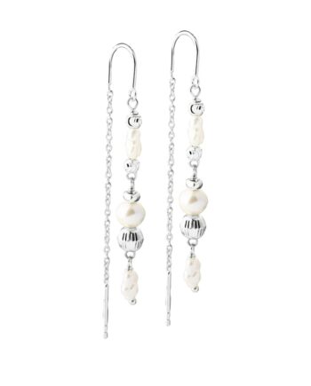Line Pearl Thread  Silver