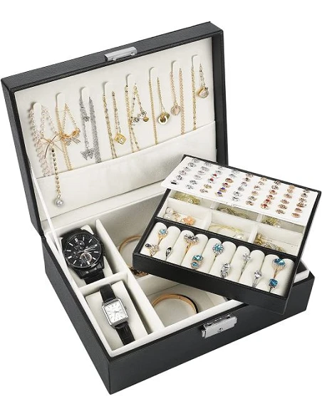 Moderne Berlin Smykke Ure Organizer Flere Farver