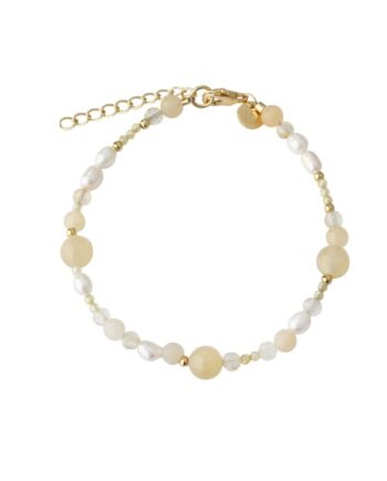 Moonlight Pearl Bracelet  Golden