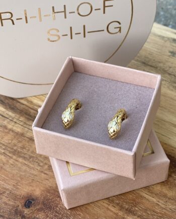 øreringe Fra Friihof  Siig Gold  Snake