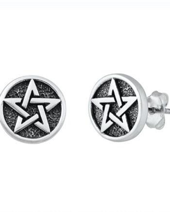 ørestikker Med Pentagram 5mm Sæt
