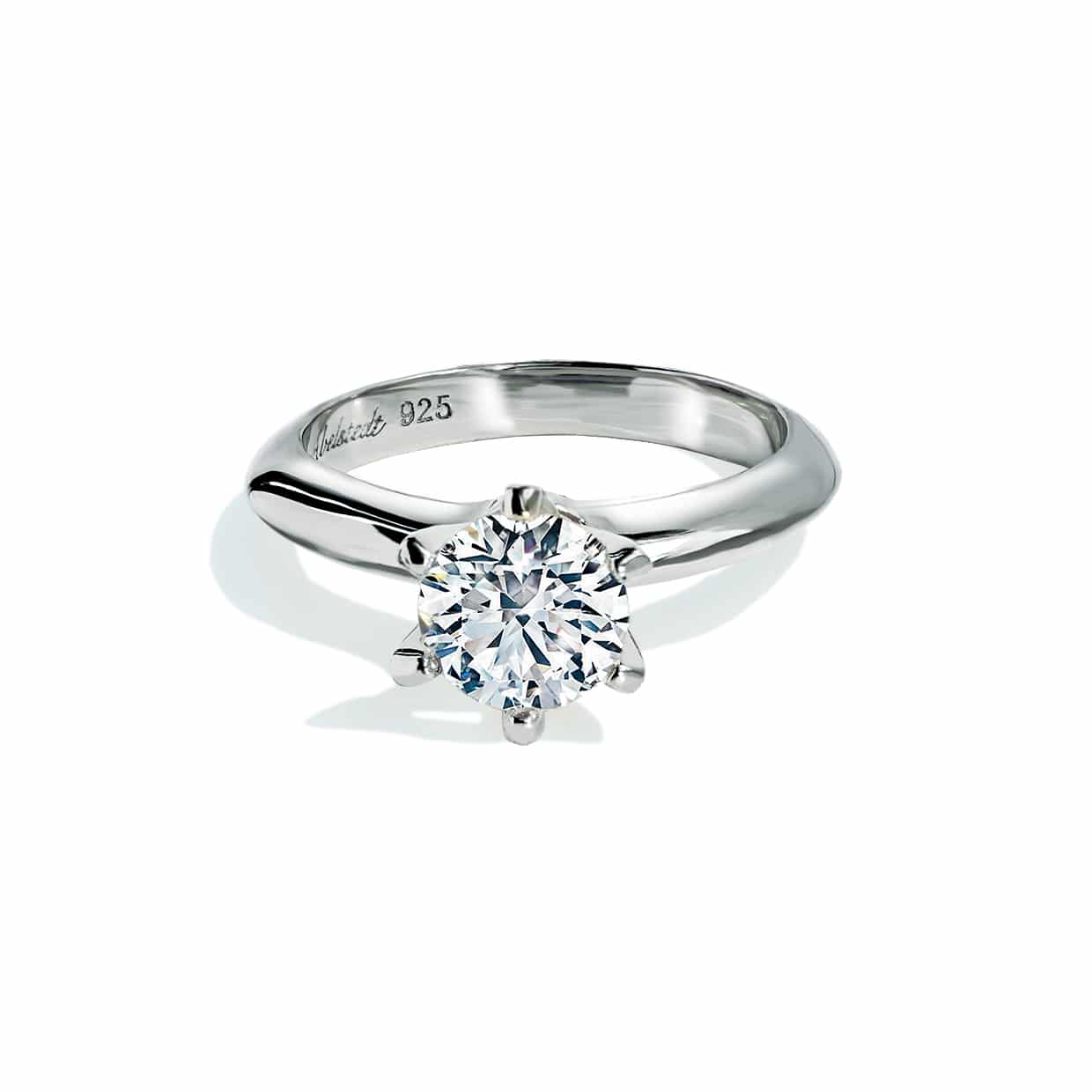 Oxford Fatninger Solitaire Ring
