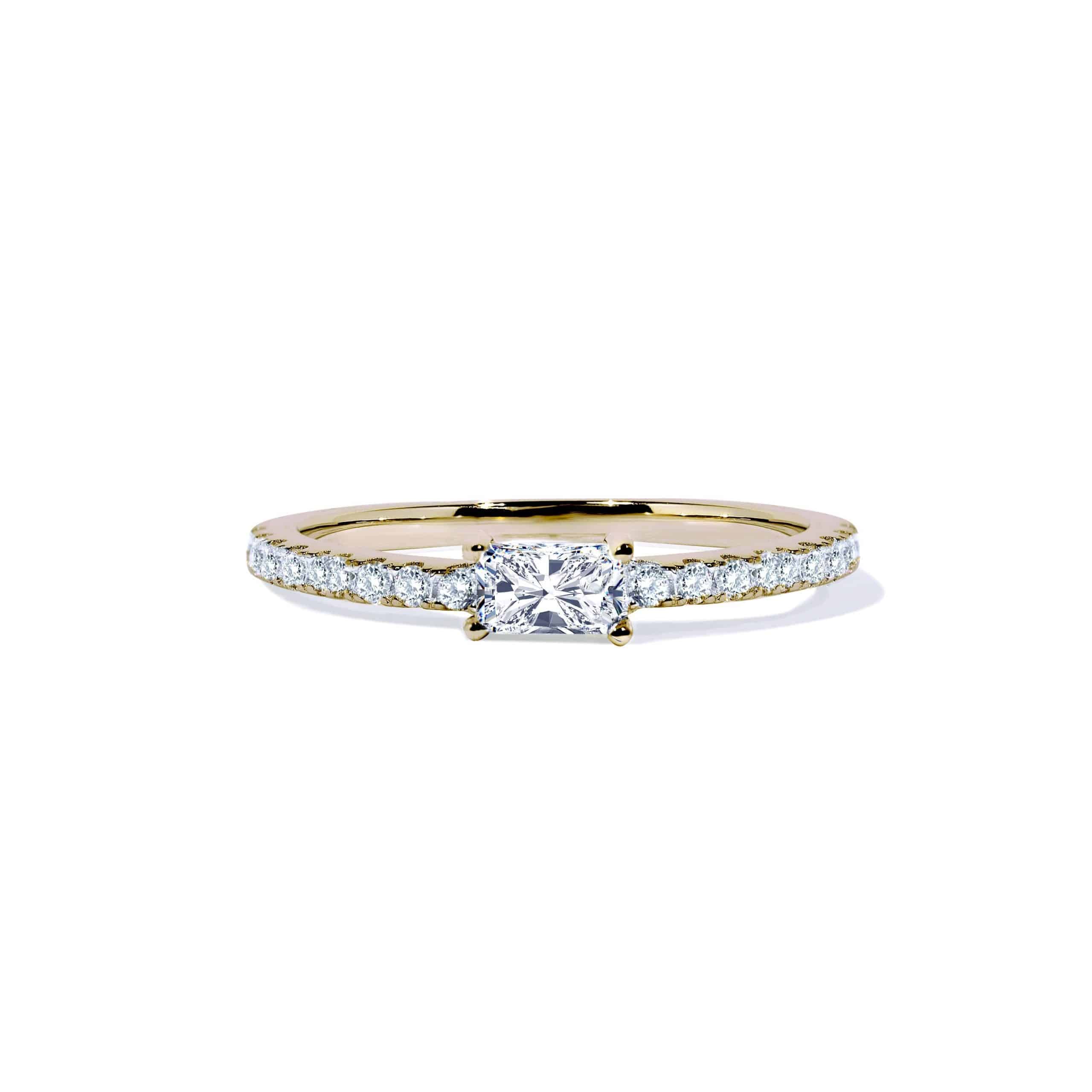 Oxford Loveable Radiant Ring Forgyldt Sølv