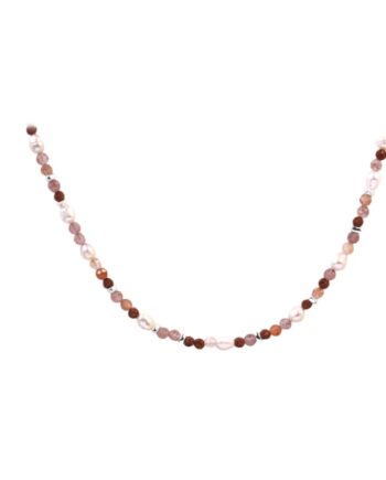 Peachy Necklave  Silver