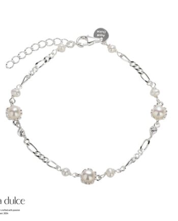 Pearl Mila Bracelet  Silver