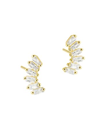 Philina Clear Earstud  Golden