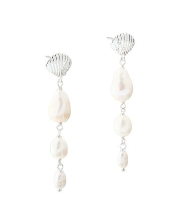 Shelly Pearl Long  Silver