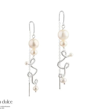 Swirl Love Earthread  Silver