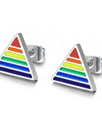 Triangle Lgbt ørestik