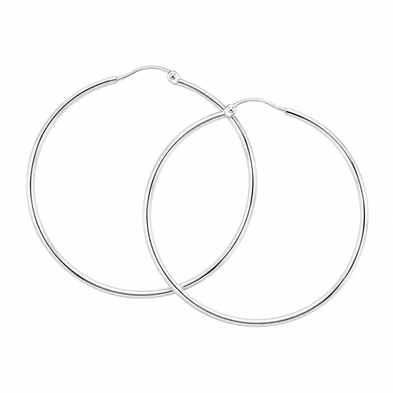 Ana Hoop Medium  Silver