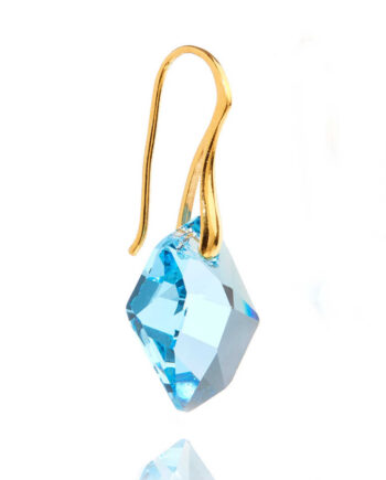 Arctic ørering  Aquamarine Guld