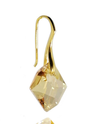 Arctic ørering  Crystal Golden Shadow Guld