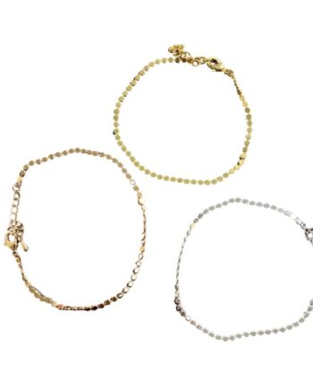 Armbånd Friihof  Siig  Dots Guld Sølv Kobberbelagt