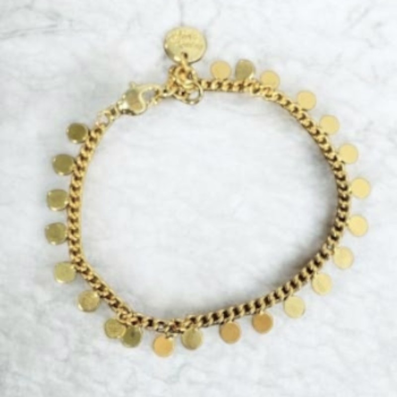 Armbånd Friihof Siig Guld Guldbelagt Små Ringe