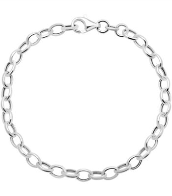 Armbånd Sølv Med Runde Led