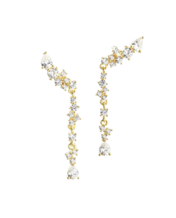 Aura Long Earstud  Golden