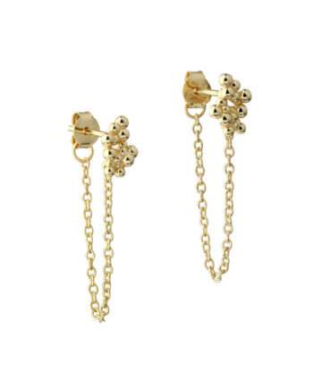Aya Earstud Chain  Golden