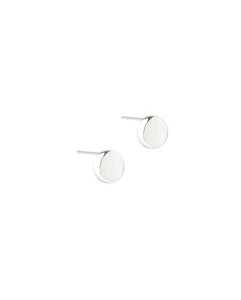 Big Globe Earrings  Silver