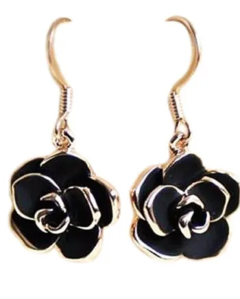 Black Rose øreringe
