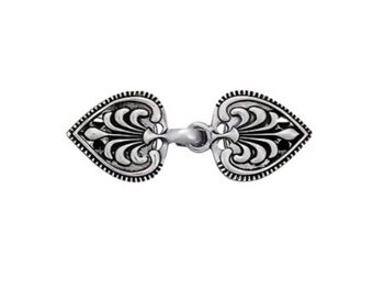Broche Cardigan Lukker Sølv Hjerter