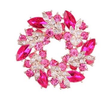 Broche Cirkel Pink Blade