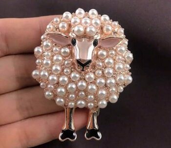Broche Hyggefåret Sød Broche Med Perler