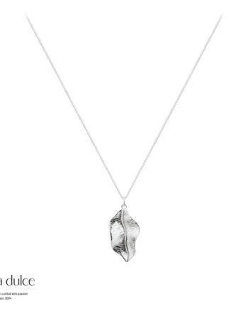 Cherry Leaf Chain  Silver