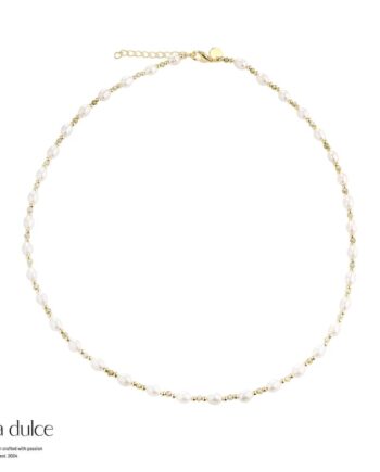 Coast Olive Necklace  Golden