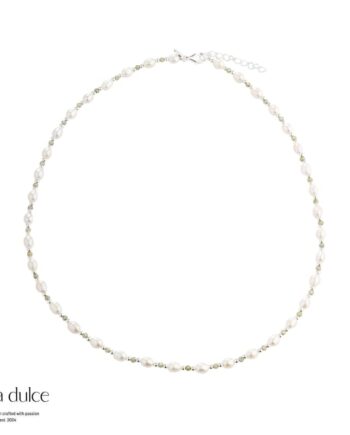 Coast Olive Necklace  Silver