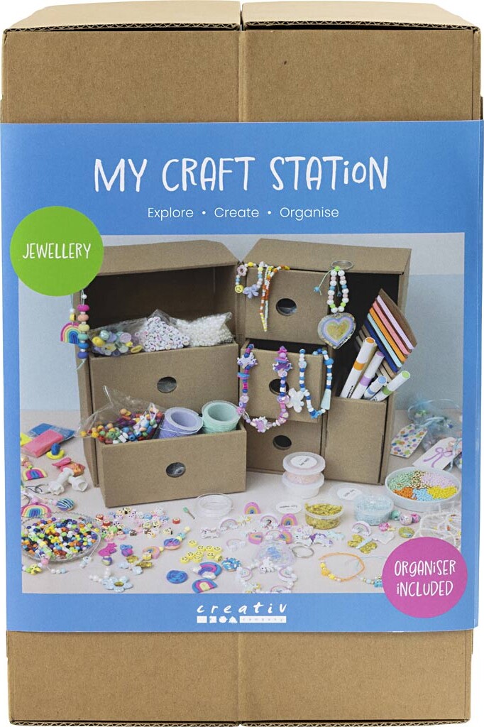Craft Station Smykker Assorterede Farver Stk